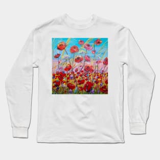 Scarlet poppies Long Sleeve T-Shirt